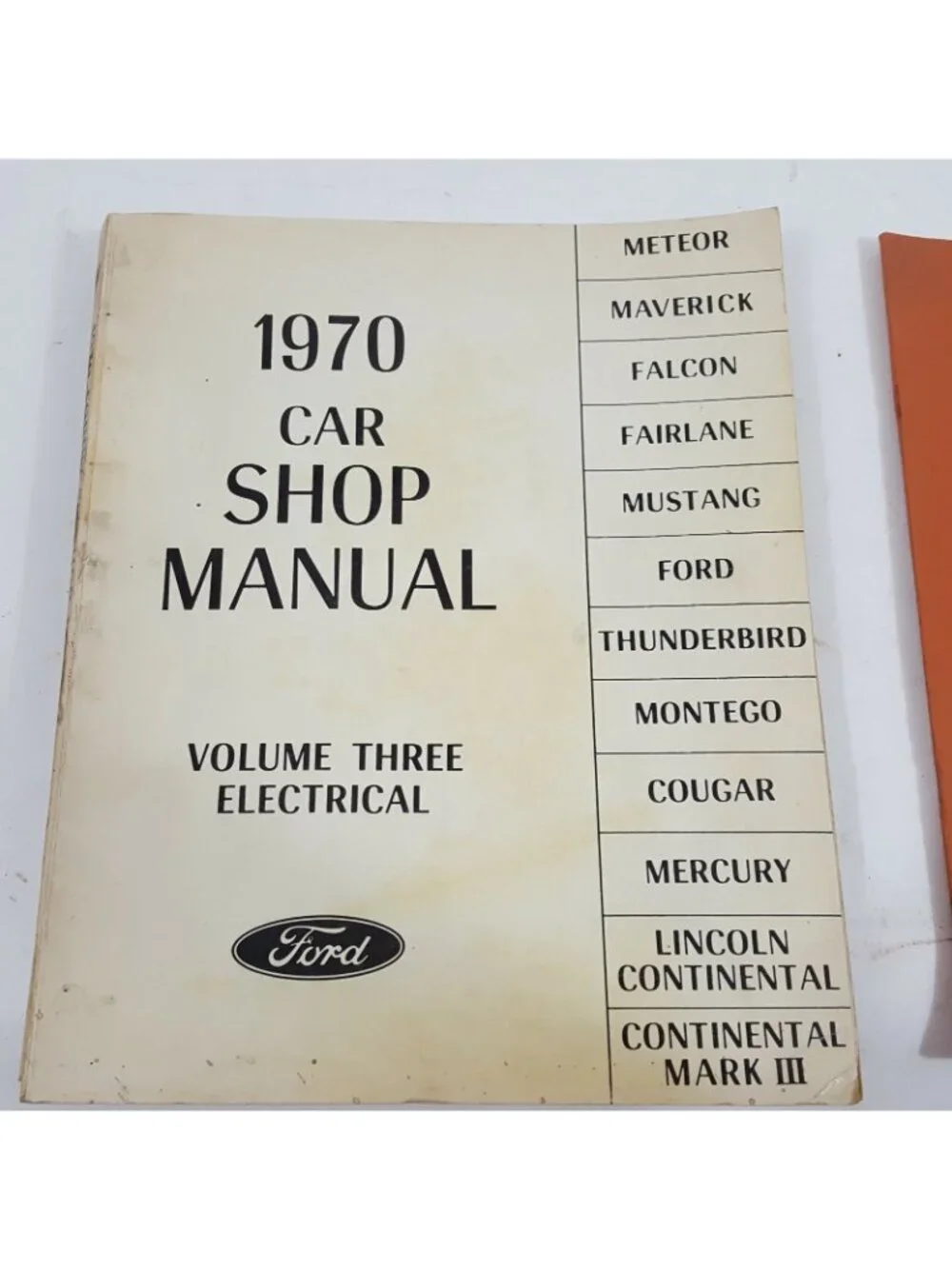 1970 Ford Car Auto Service Mechanic Shop Repair Manual Set Factory 1, 3, 4, 5